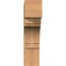 Ekena Millwork Merced Block Smooth Bracket, Western Red Cedar, 5 1/2"W x 22"D x 22"H BKT06X22X22MRC05SWR - alternate 2